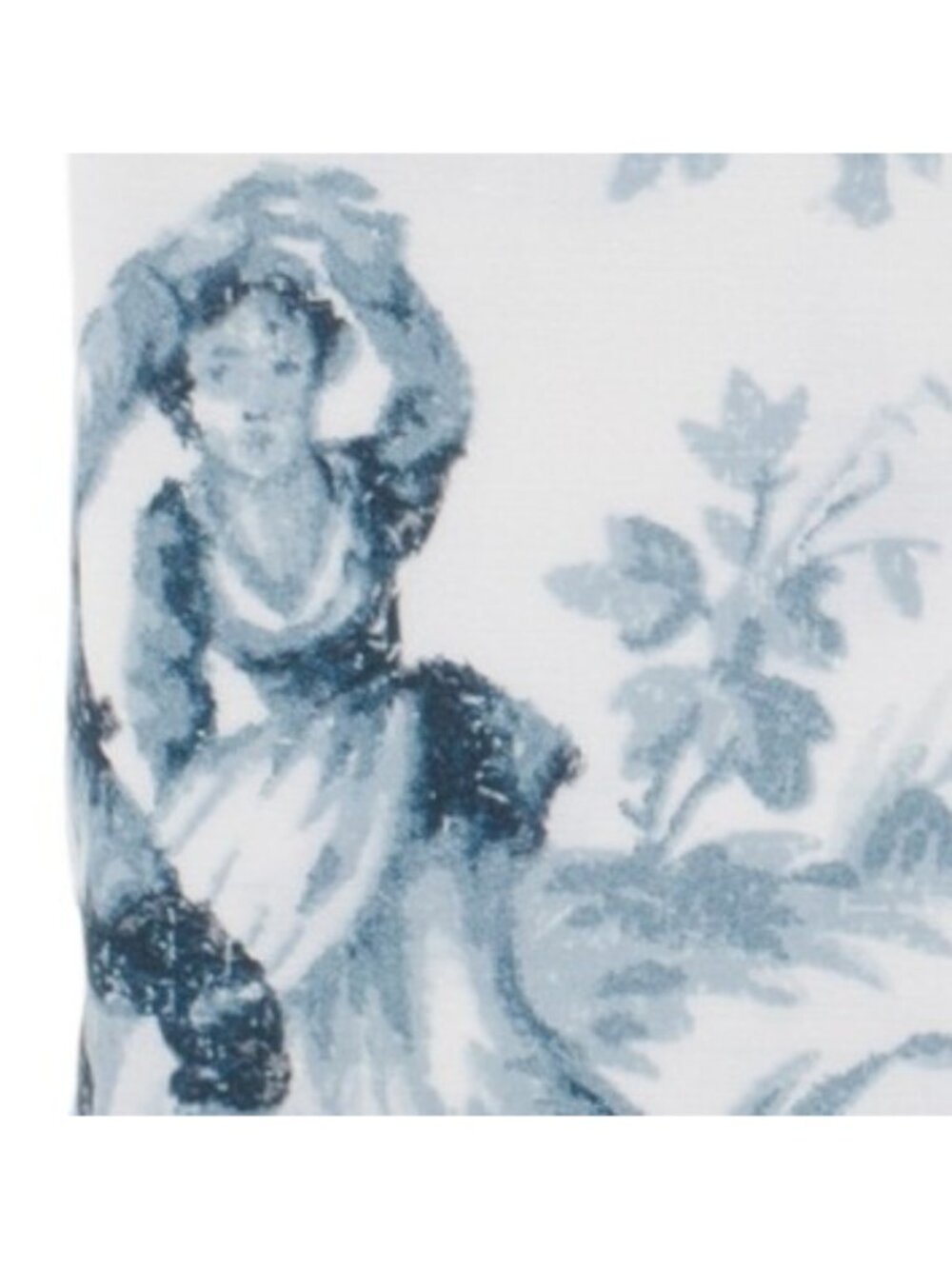 CABBAGES & ROSES Cotton Percale Toile Duvet Cover Set - Picture 3 of 5